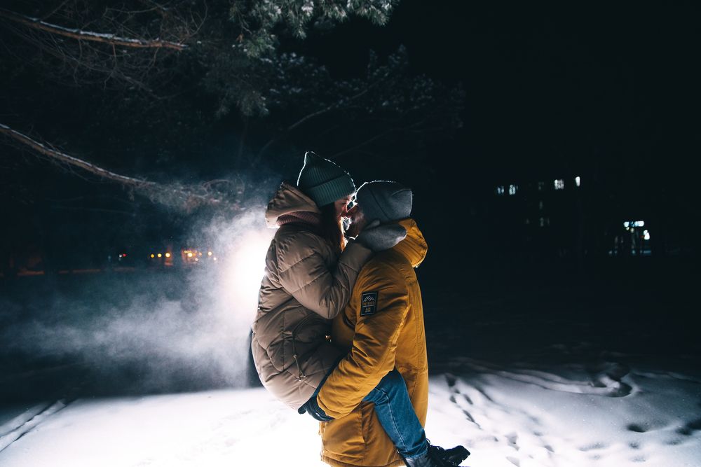 Пара в ночи