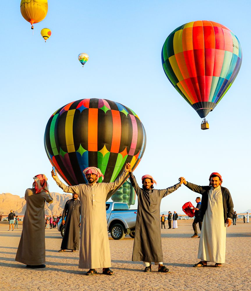 Hot air balloons festival
