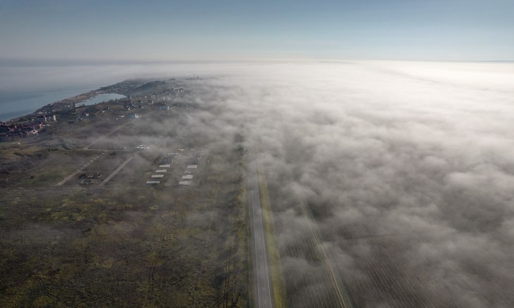 над туманом...