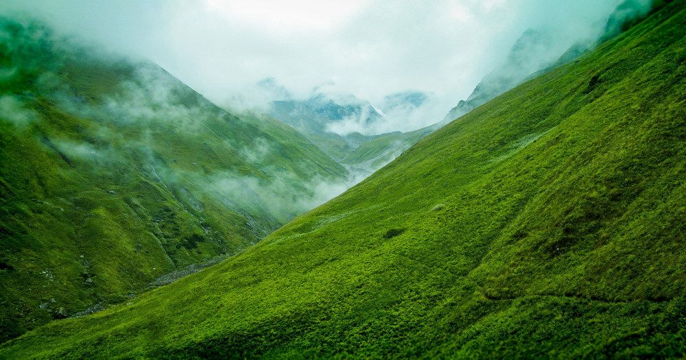 A Foggy green Valley