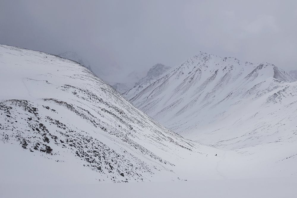 Вьюга в Саянах