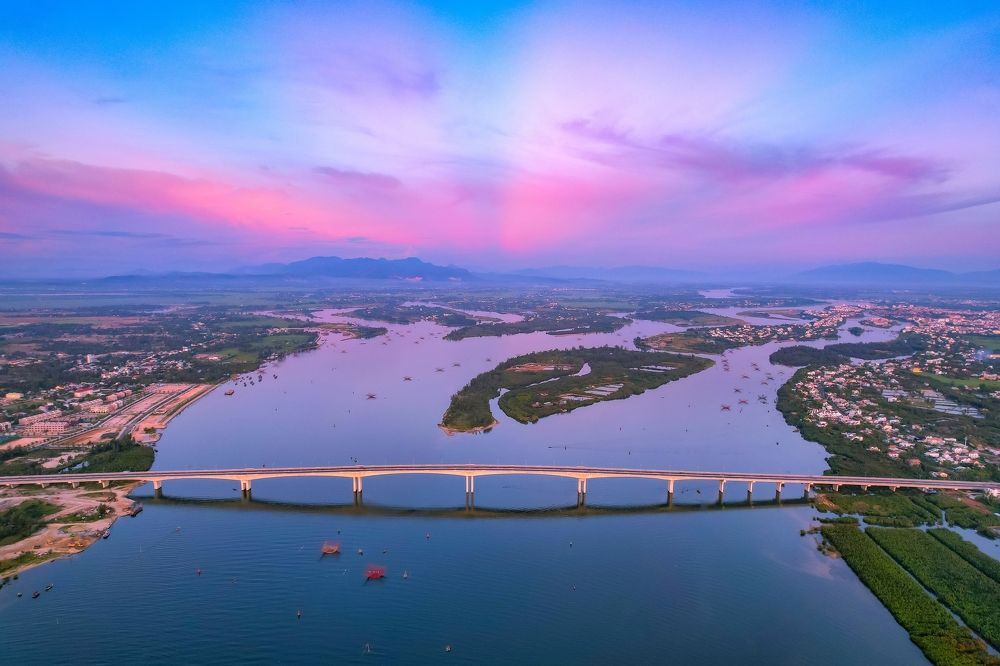 Sunrise At Cua Dai Bridge!