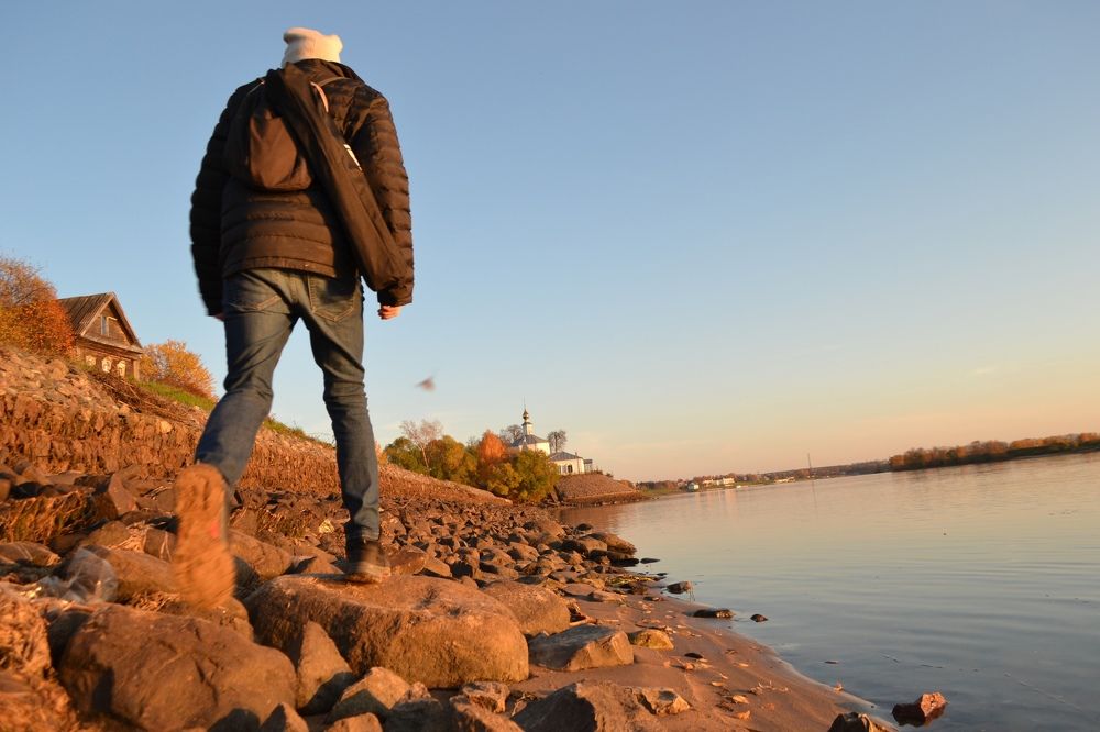 Дорога к храму.