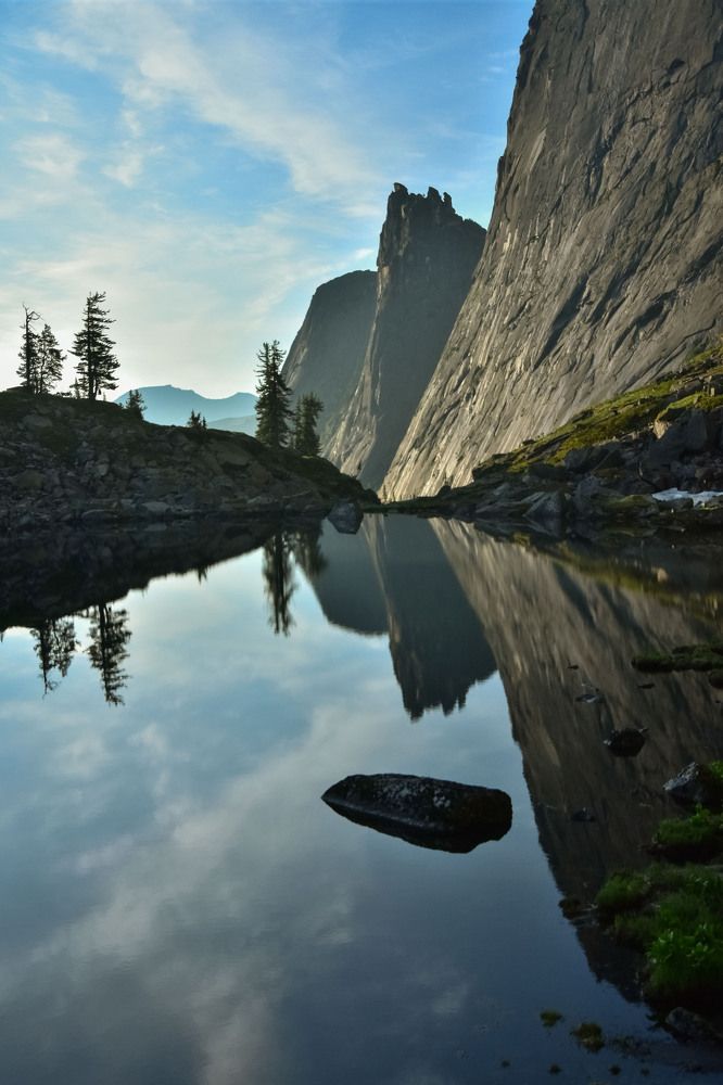 Ранее утро на озере Черное