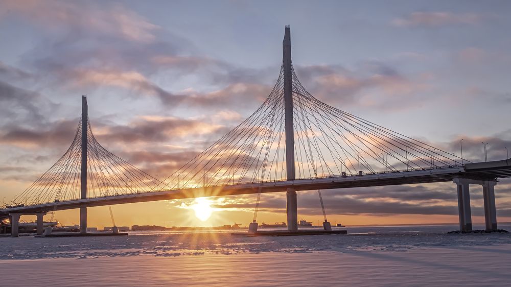 Вантовый мост ЗСД.