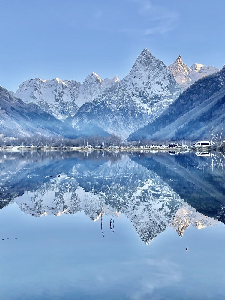 Озеро Туманлы-Кель на закате