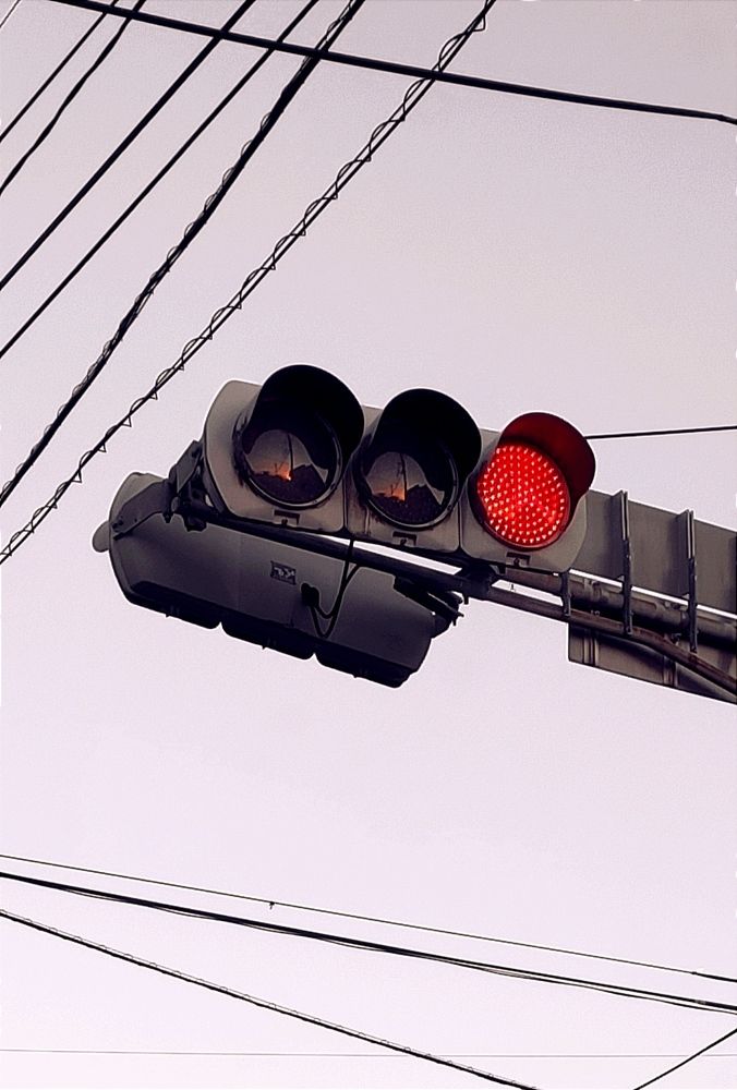 Закат в восхищенных глазах Светофора..