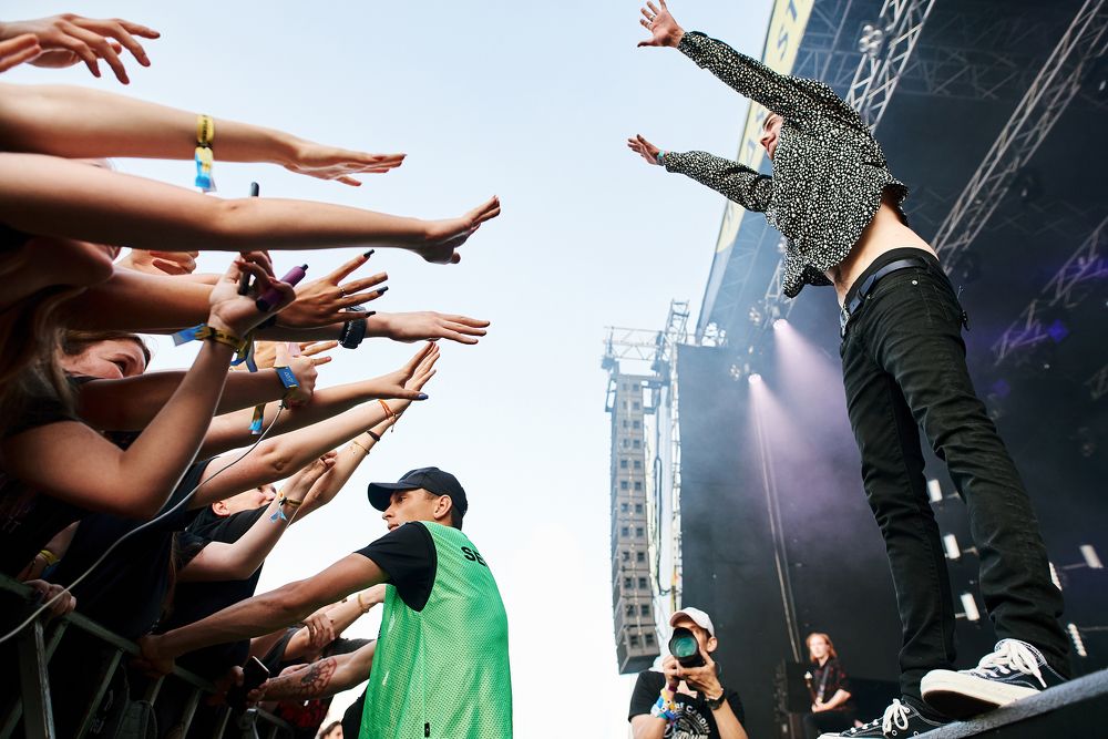 Концертная фотография с выступления группы Пошлая Молли , Atlas Weekend, Киев