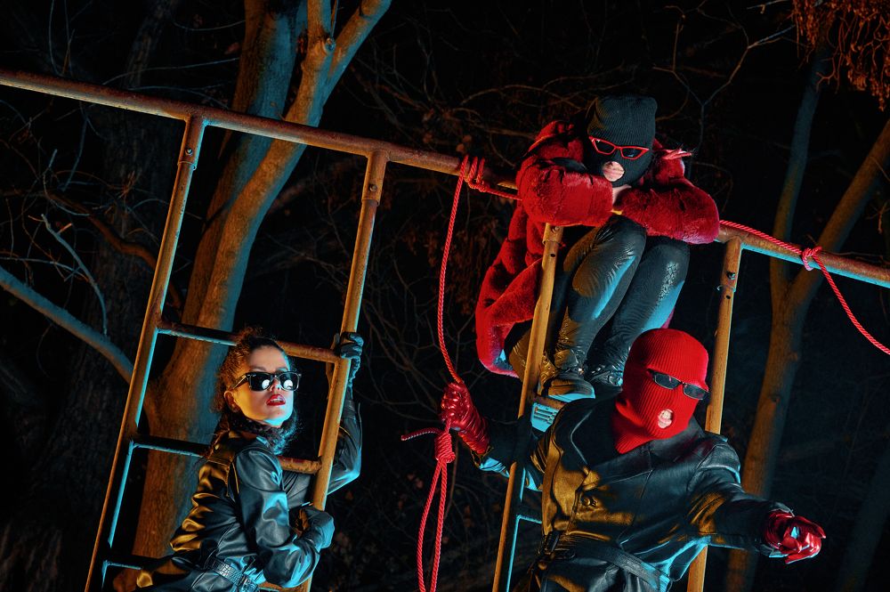 Постановочный фото-сет с определенным концептом музыкальной группы GannaBaby