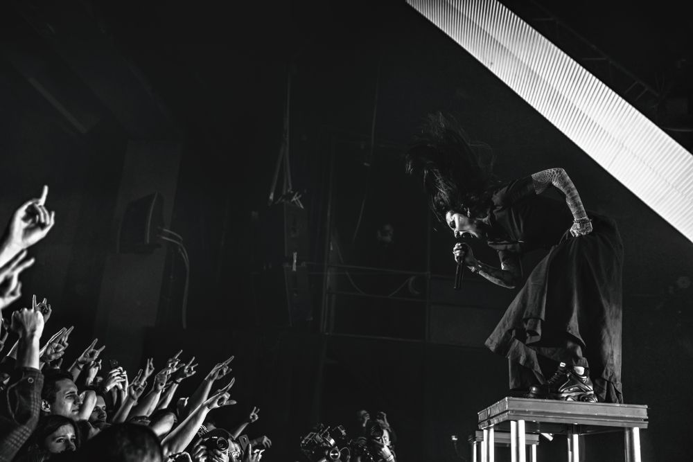 Концертная фотография с выступления группы Jinjer , клуб Bingo, Киев