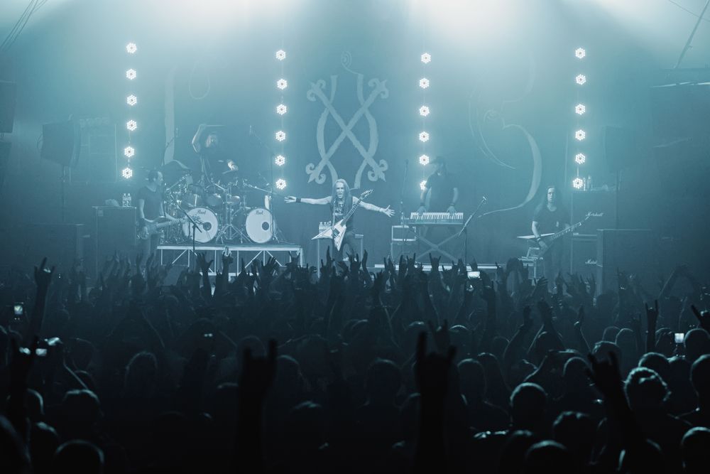 Концертная фотография с выступления Children of Bodom, Bingo клуб, Киев