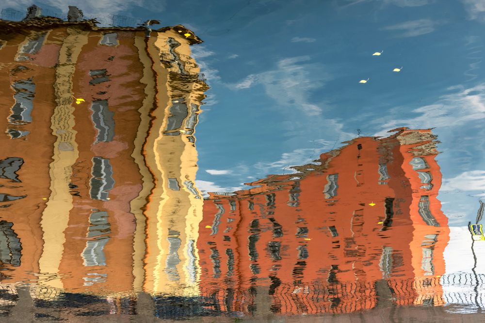 Осенний акварельный Петербург