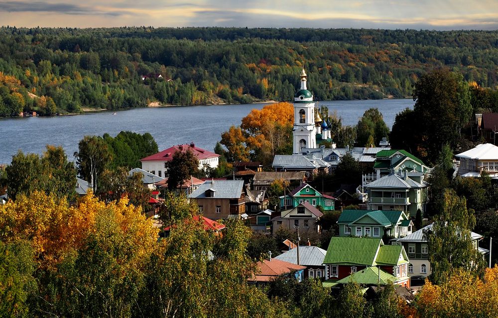 Плёс на Волге.