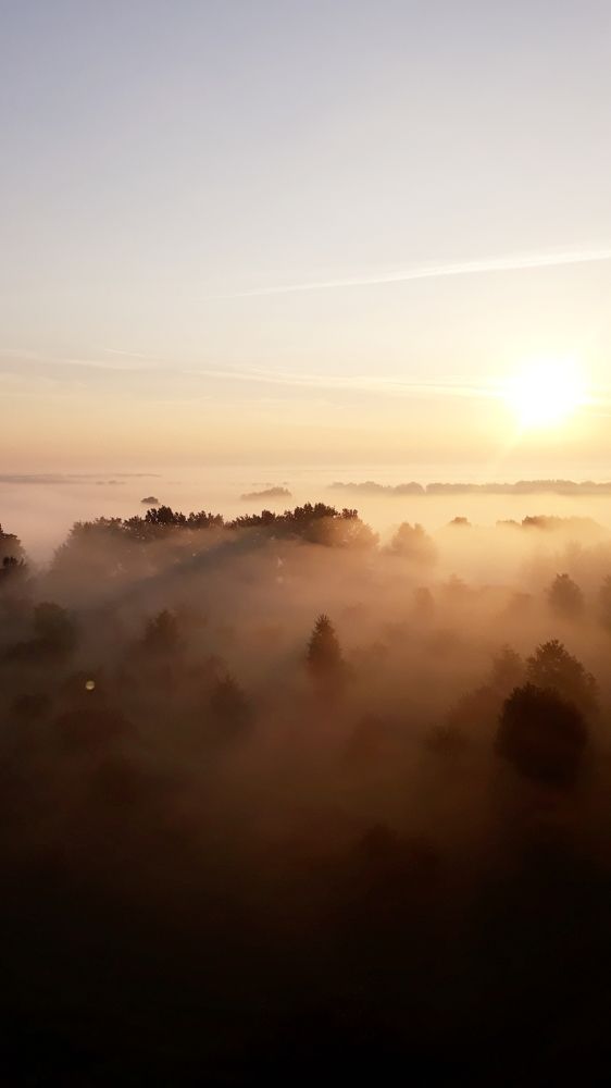 Утро в маленьком городе....