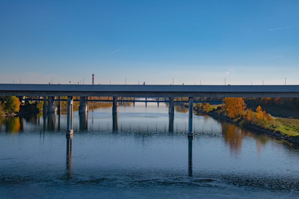 bridges across the Danube river