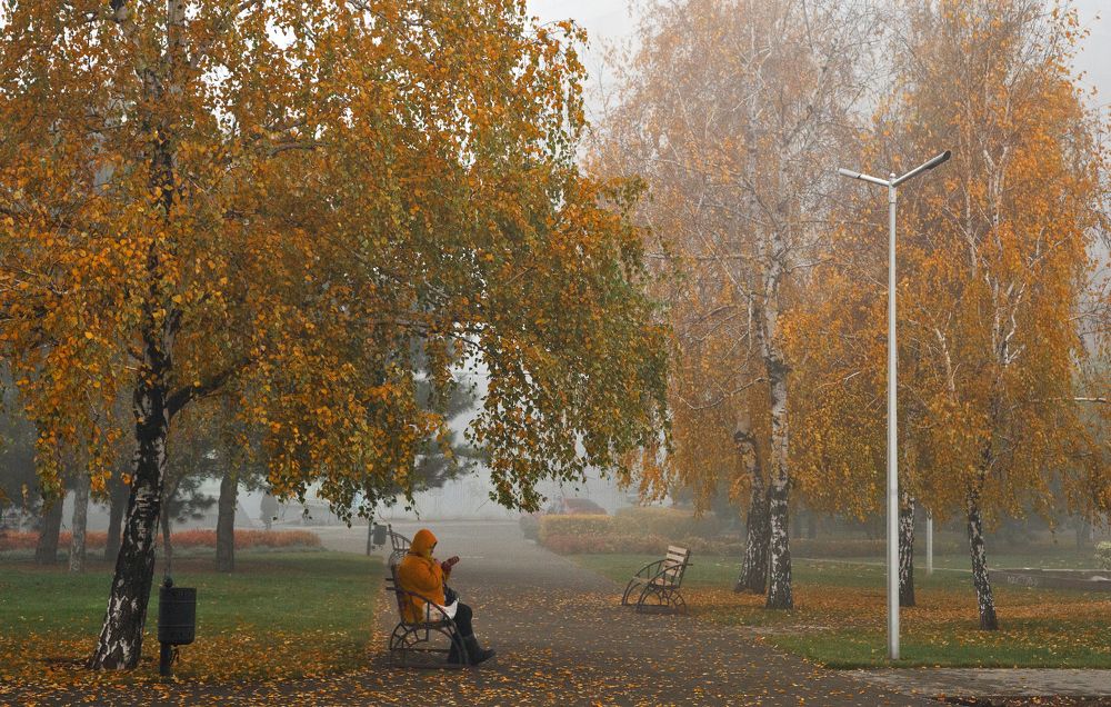 Под березой!)