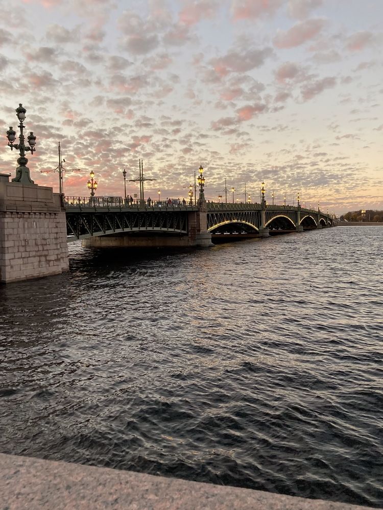 Троицкий мост. Петербург