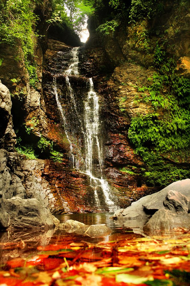 Smoke waterfall weight