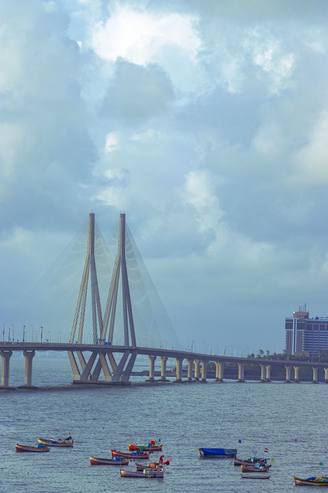 The Sea Link Of Mumbai.
