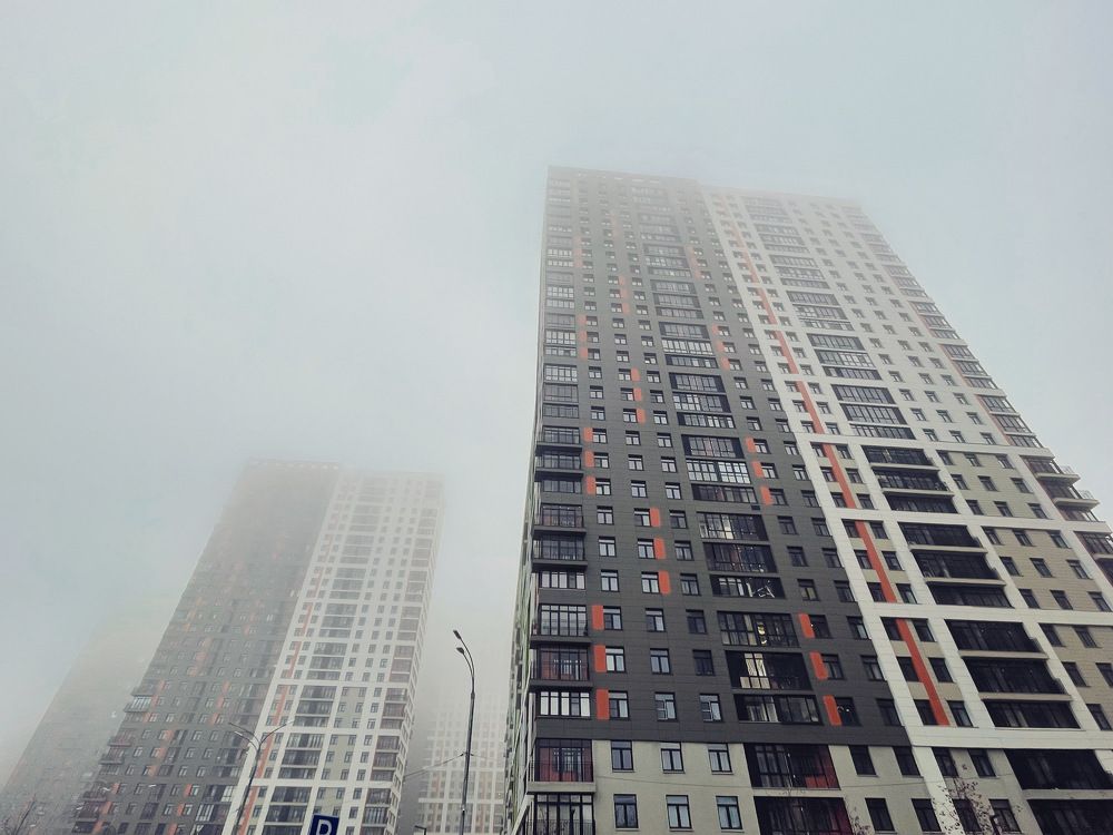 Туман в Котельниках. Ноябрь, 2021 г.