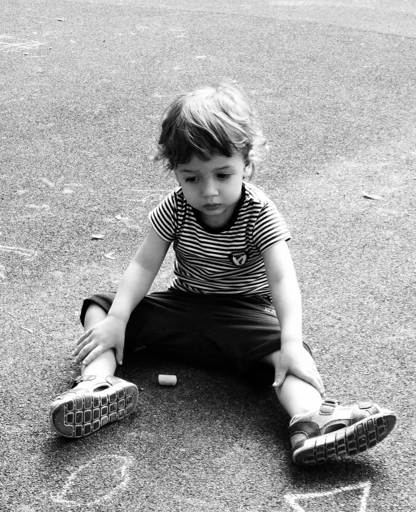 Малыш, мысли и мел.