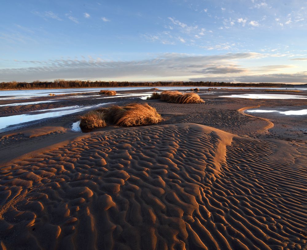 Камские дюны. Октябрь.