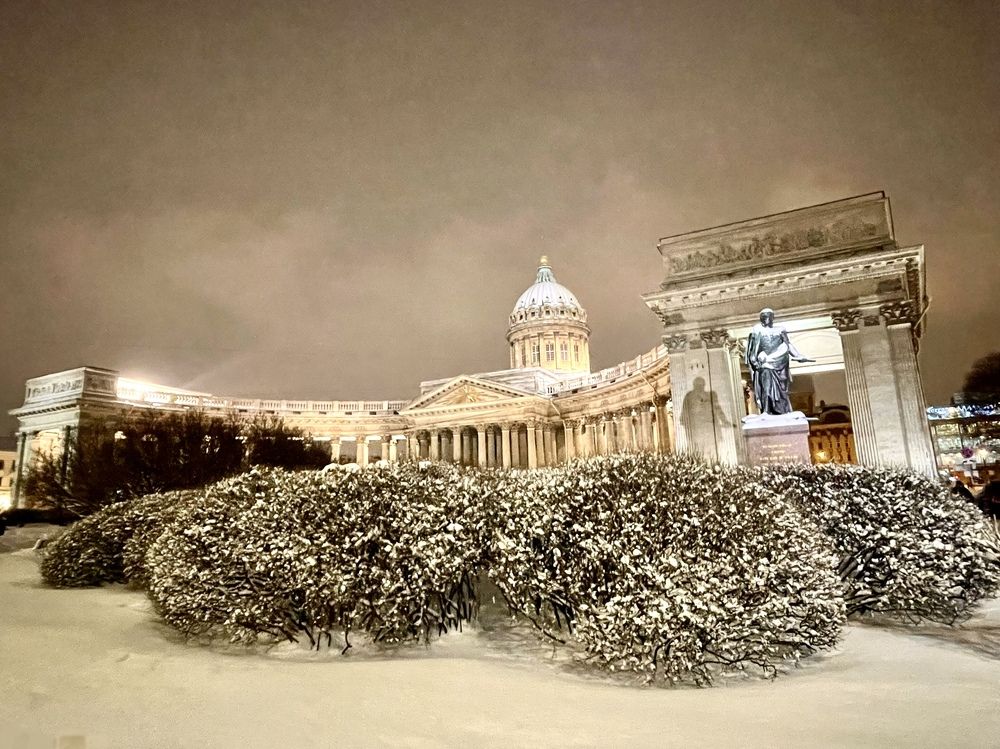 Санкт-Петербург. Казанский собор. Декабрь, 2021 г.
