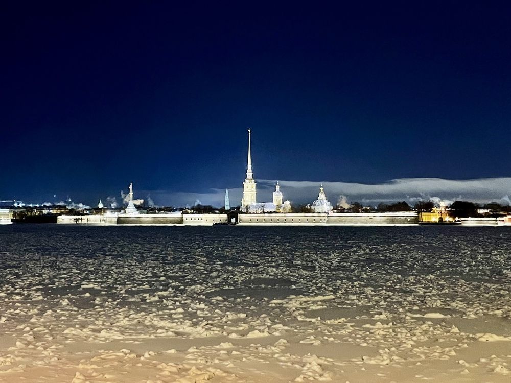 Петропавловская крепость, декабрь 2021 г.