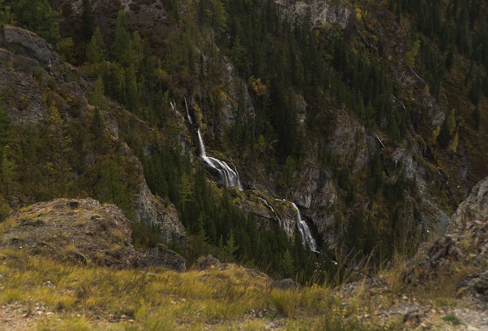 Таежный водопад.