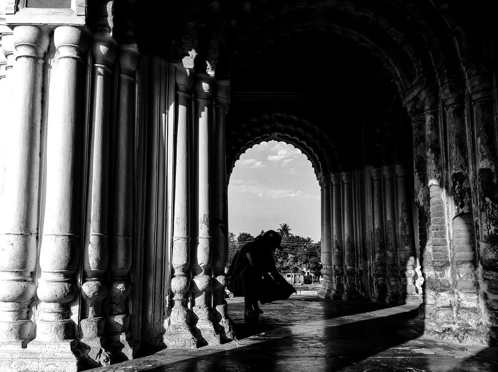 Afternoon light in temple