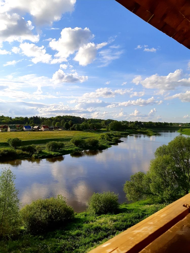 Отражения в летней реке