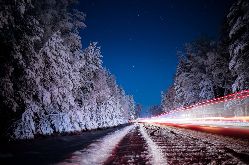 Ночная трасса