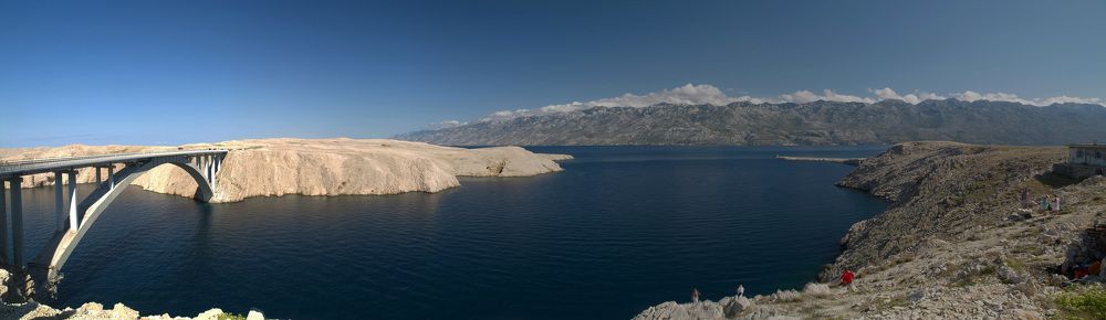 Bridge on island Pag