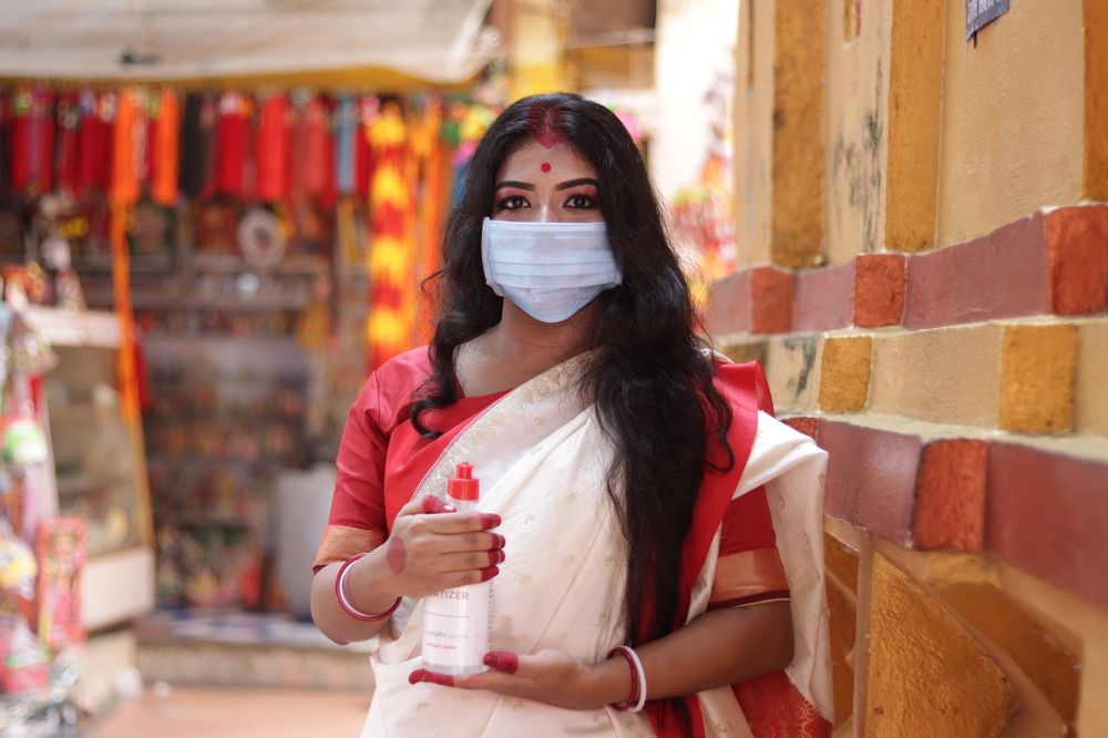 Devi Durga as a Covid Warrior