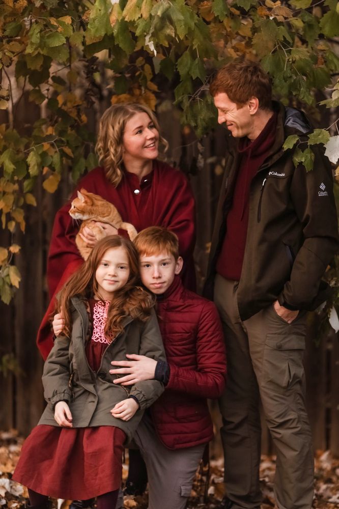 Осенняя семейная фотосессия