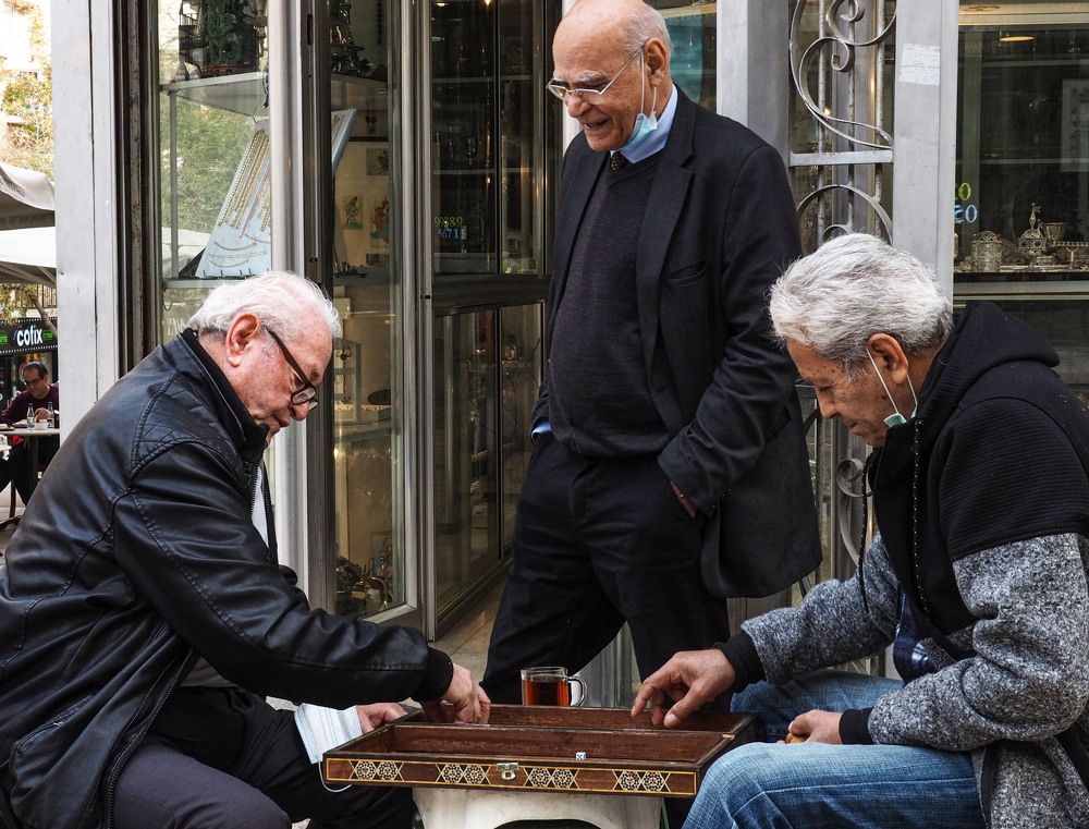 Игроки в нарды