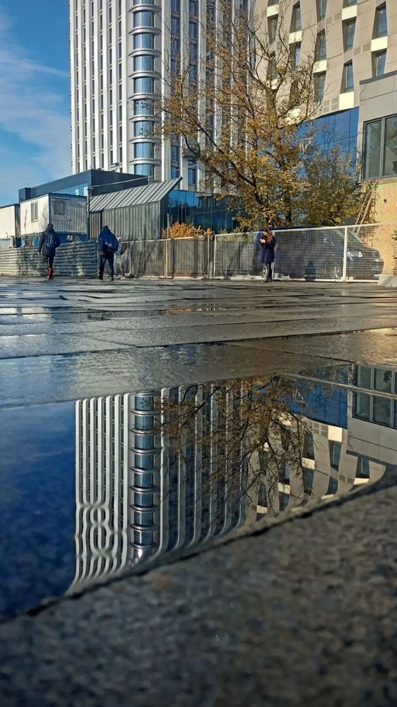 Город после дождя