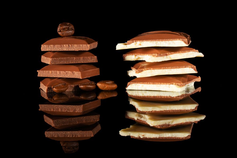 кусочки шоколада