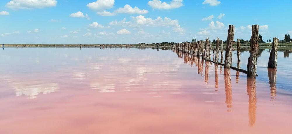 Розовое озеро