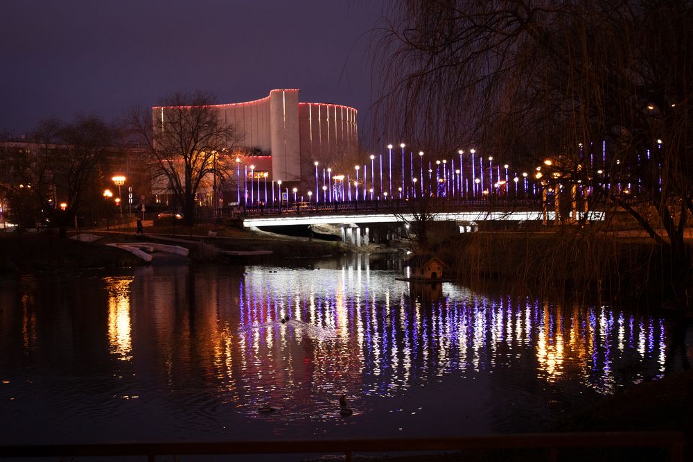 Мост возле музея "Огненная дуга"