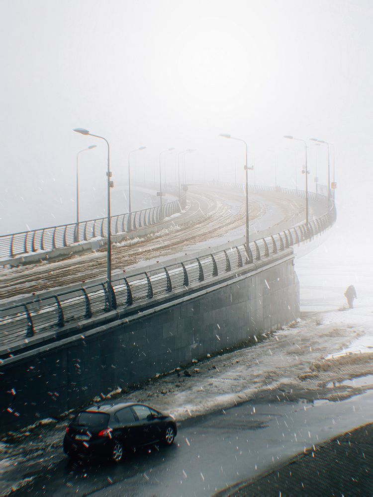 Мост в тумане