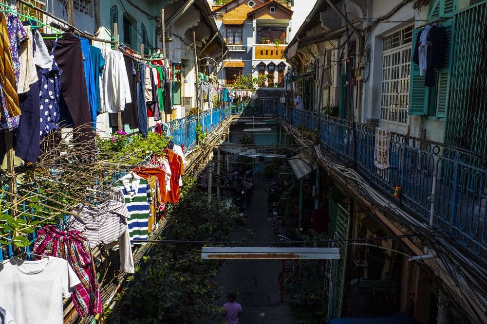 LIFE AROUND THE STAIRS