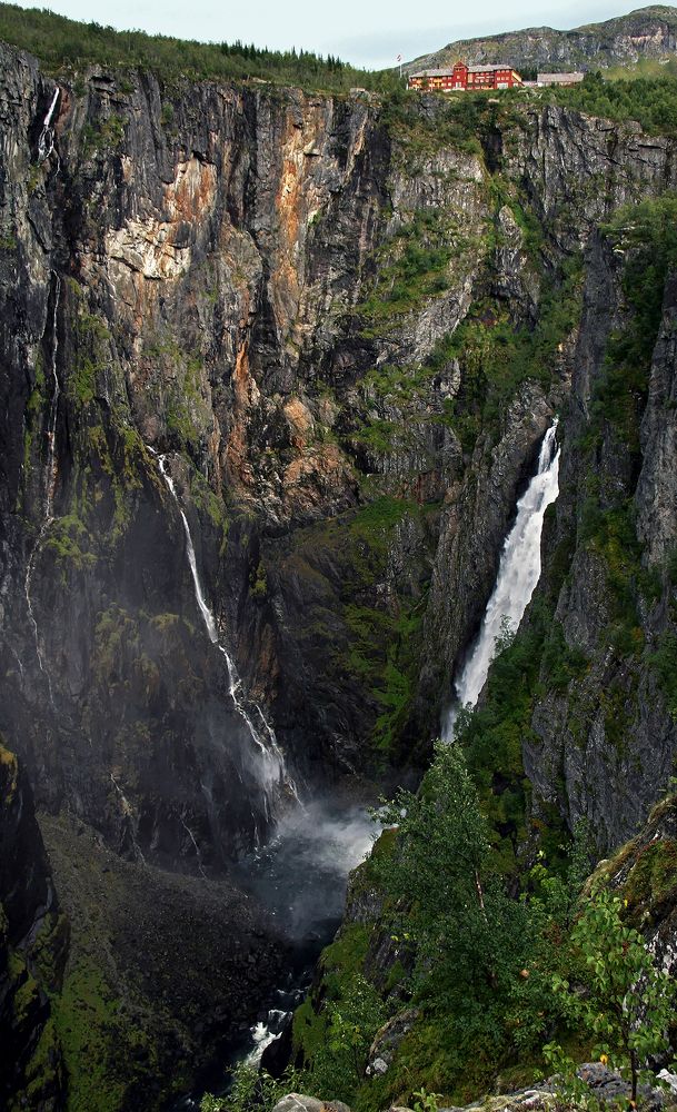 Норвегия. Водопад Ворингфоссен.