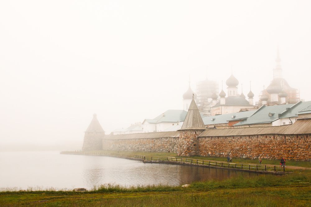 Туман над Святым озером. Соловки