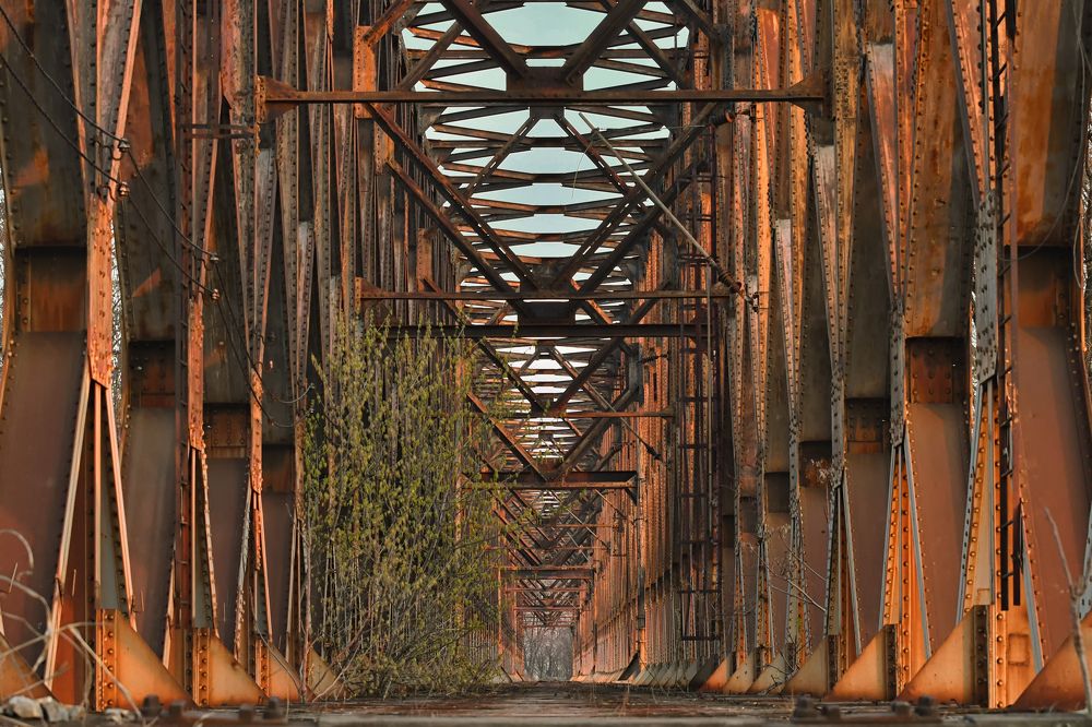 Old railway bridge.