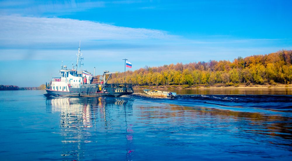 Осень на реке Вах