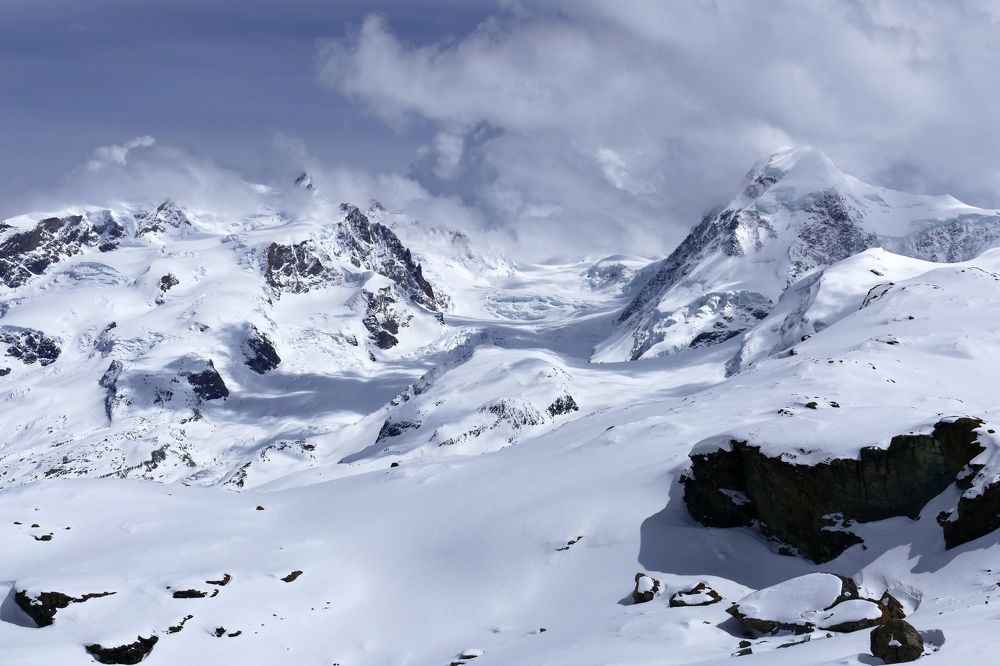 Winter in the Alps.