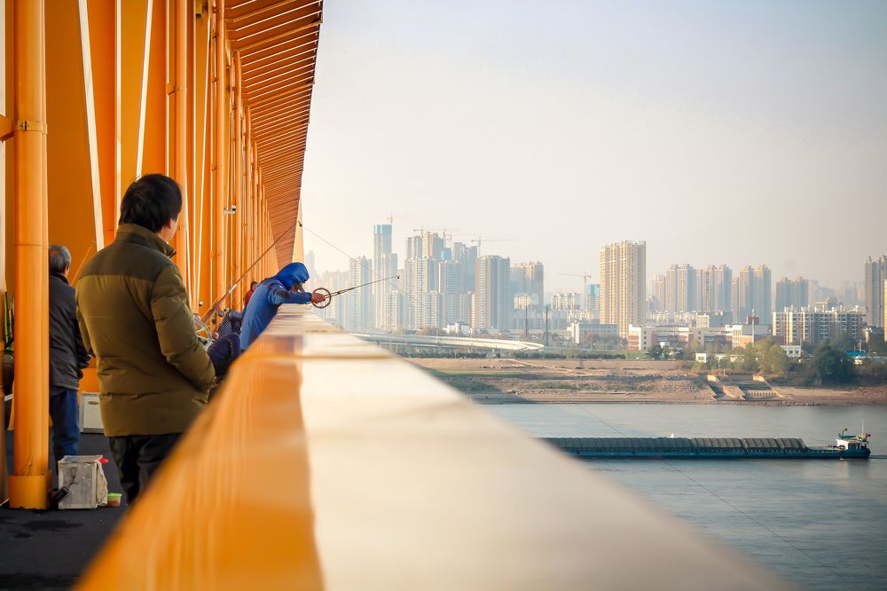 Fishing on the Bridge