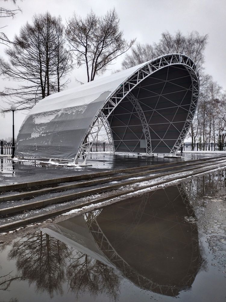 Балюстрада в Волжском парке