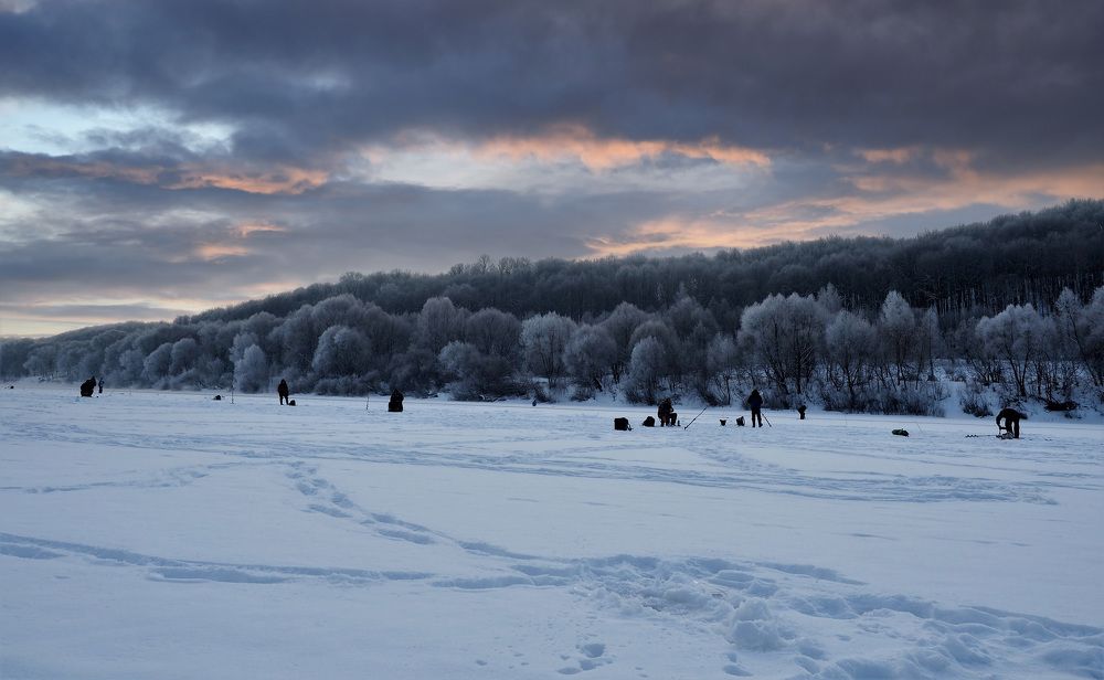 Зимний лов.